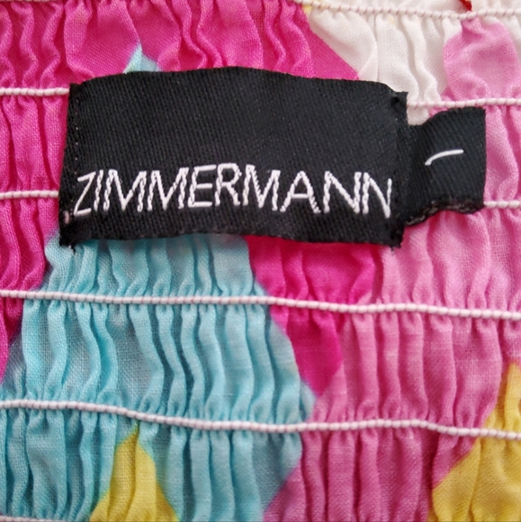 Zimmermann 100% Cotton Geometric Skirt - 1 - 10 - Picture 2 of 4